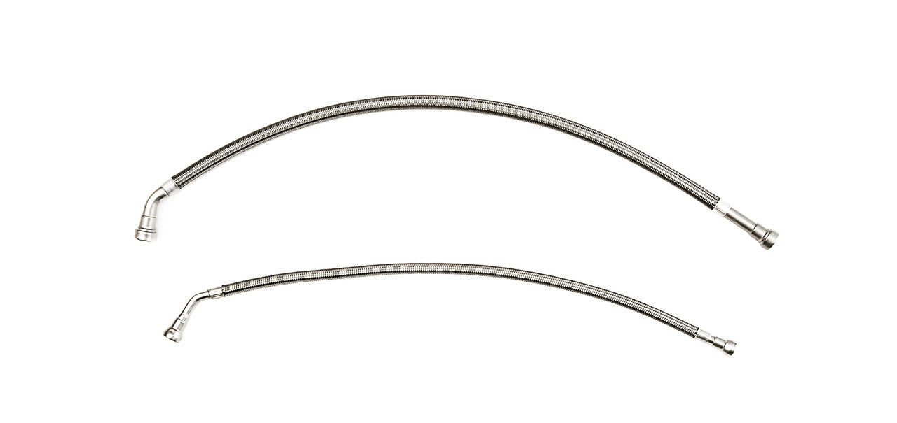 Chevy Silverado/GMC Sierra 2500HD/3500/3500HD Stainless Steel Braided Teflon Hoses 2004 Between Fuel Lines and Fuel Tank Duramax Diesel 6.6L w/engine code LB7 5070-01D